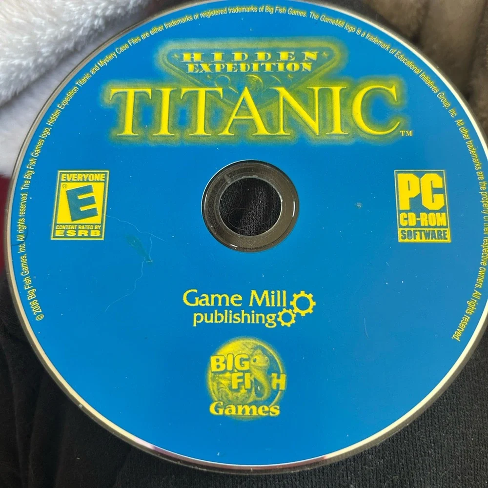 CD-ROM for the PC game 